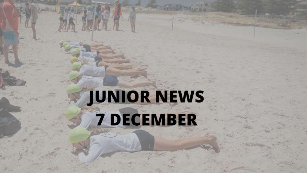 JUNIOR NEWS - 7 DECEMBER 2022